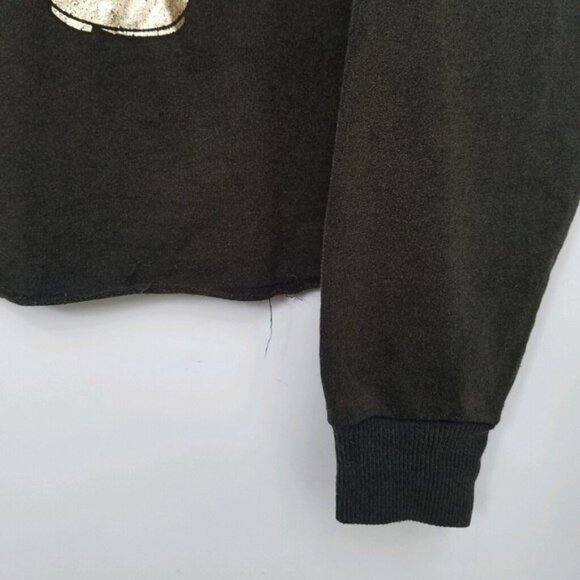 Crop Sweatshirt NWT Metallic Mickey - Picture 3 of 9